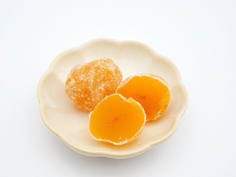 松月堂 栗納糖 断面と丸ごと