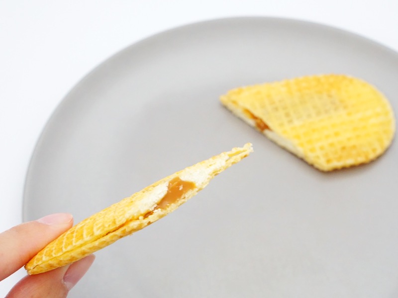 バターのいとこ ミルク味の断面