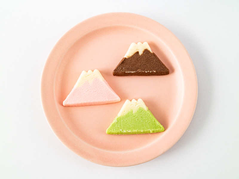 富士山ほろりんしょこら並べたところ