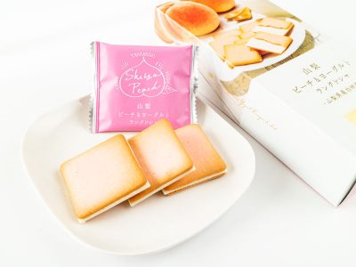 山梨ピーチ＆ヨーグルトラングドシャ