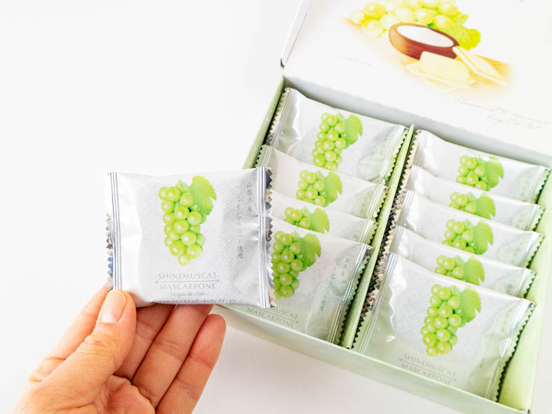 山梨シャインマスカットラングドシャ個包装