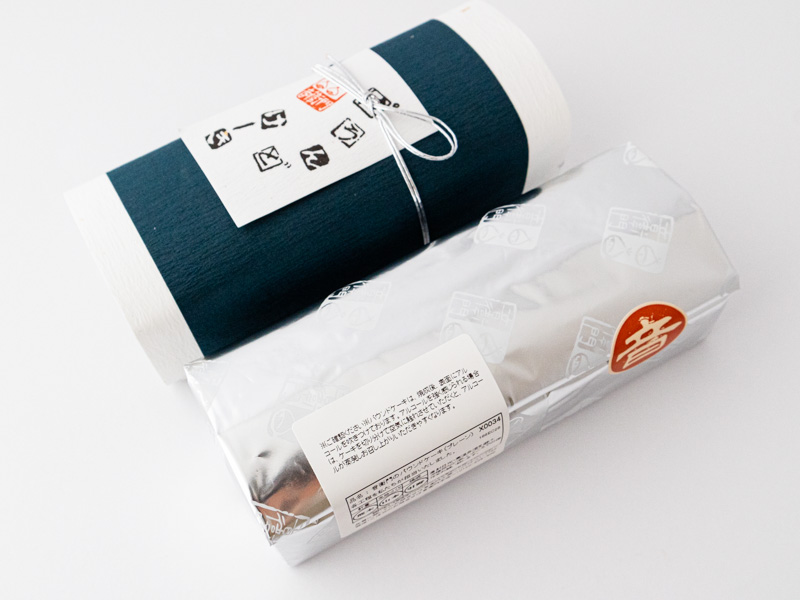 足立音衛門 ぱうんどけーきパッケージ