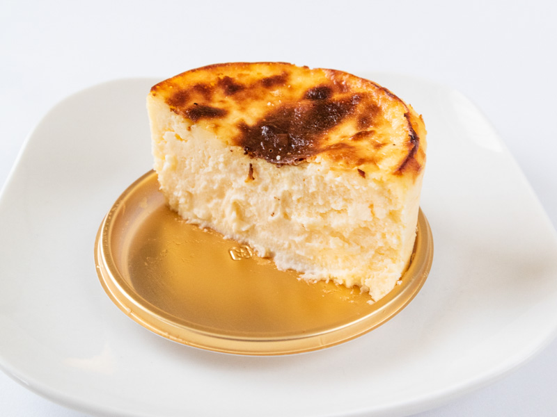 マヨルカ バスクチーズケーキの断面