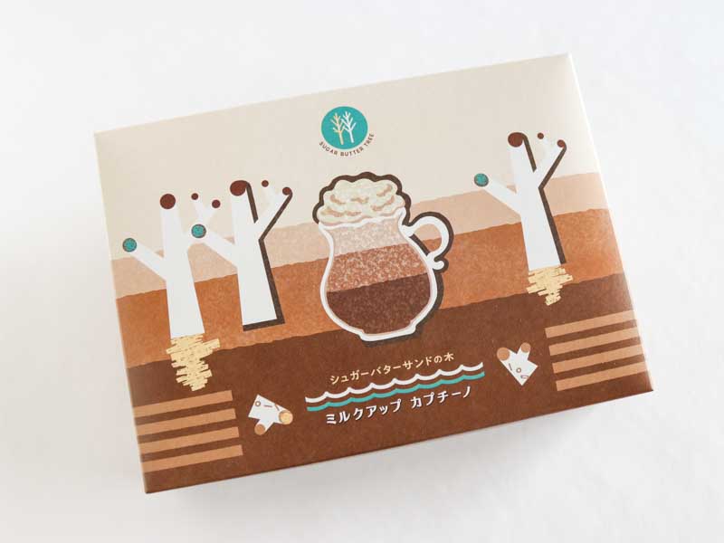 シュガーバターサンド ミルクアップカプチーノ 外装
