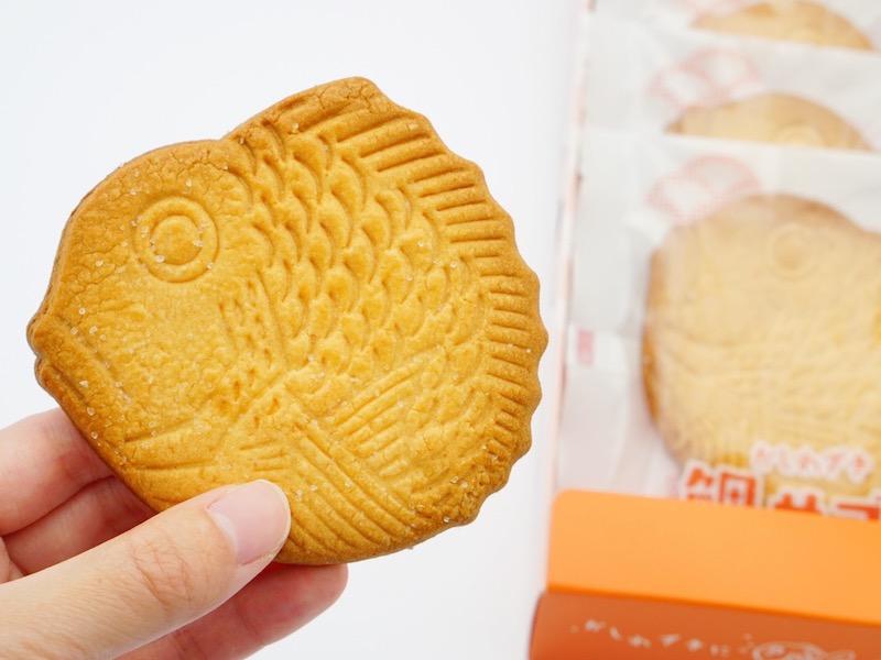 最上屋 かしわざき鯛サブレ 開封したところ