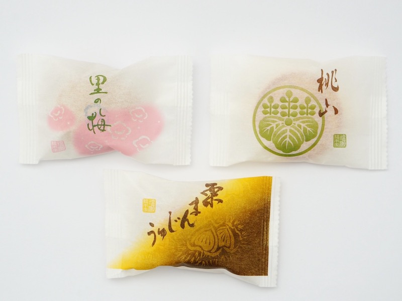 塩瀬総本家 栗饅頭・桃山・里の梅