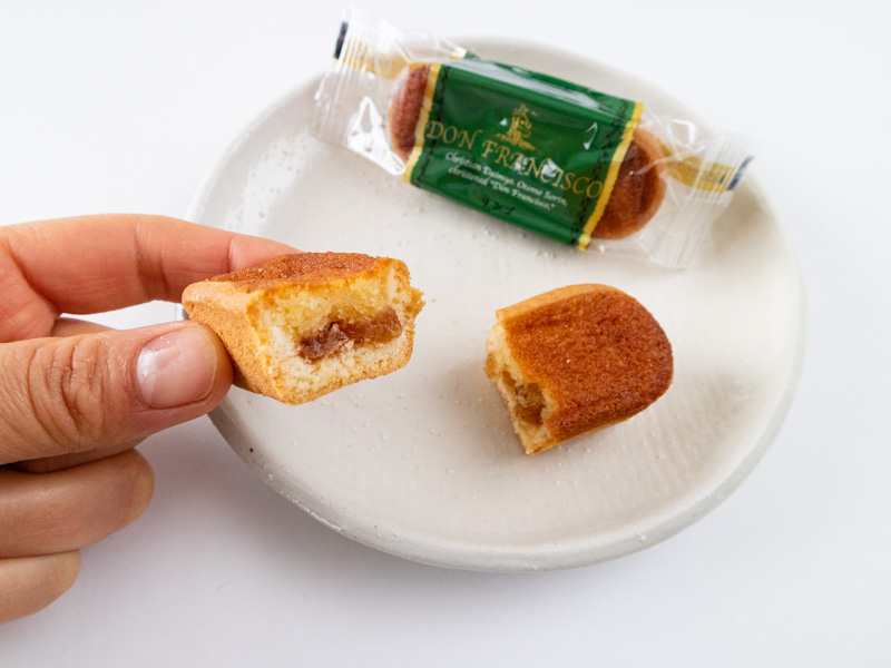 ドン・フランシスコリンゴ味の断面