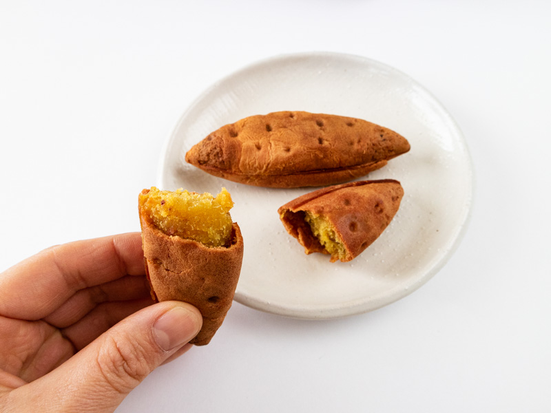 ゆふいん創作菓子 蜜衛門の断面