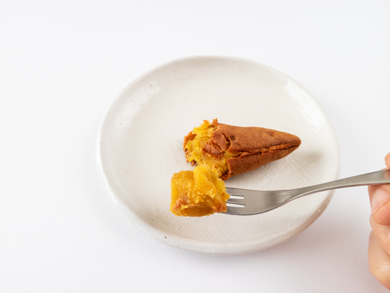 ゆふいん創作菓子 蜜衛門電子レンジで温めたところ