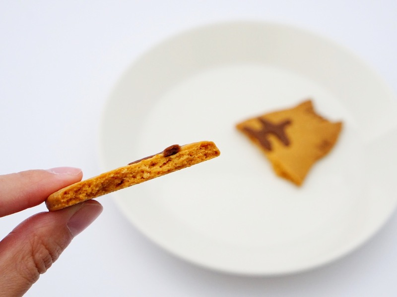 にゃんこのサブレ 断面