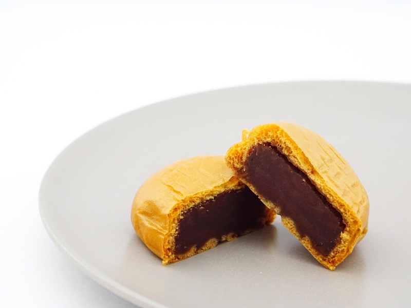 山中石川屋 娘娘万頭 割ったところ