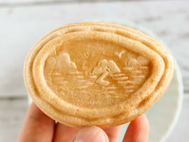 あわび最中　中身裏面