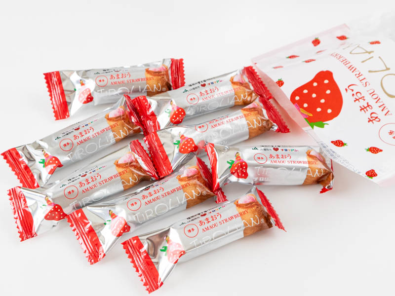 あまおうチロリアン開封