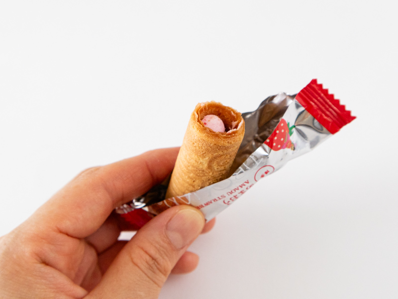 あまおうチロリアン個包装の中身