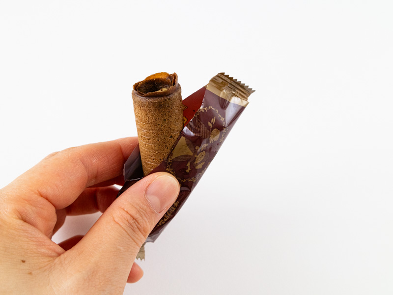 嬉野紅茶チロリアンの個包装の中身