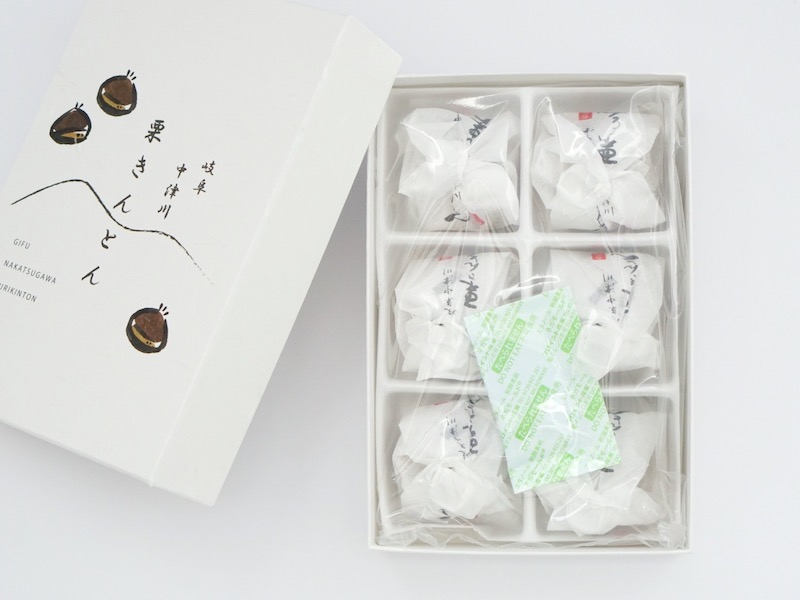 ちこり村 中津川 栗きんとん 中身(全体)