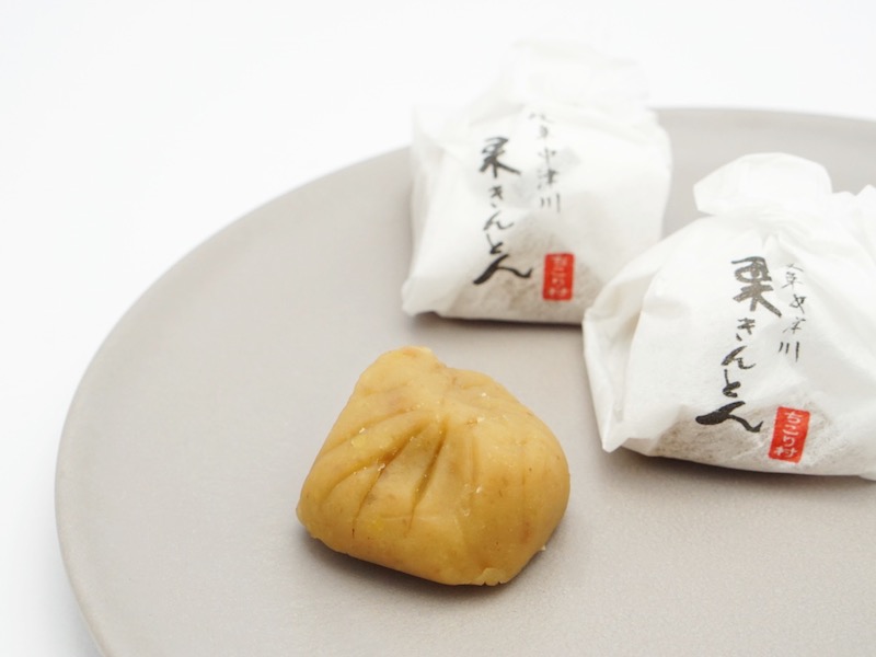 ちこり村 中津川 栗きんとん 中身(拡大)