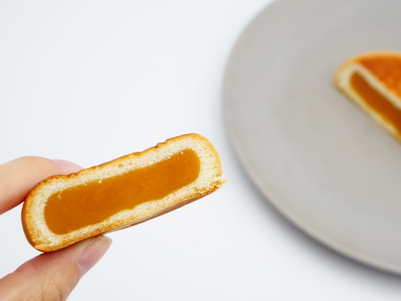 月寒あんぱん本舗 月寒あんぱん 南瓜あんの断面