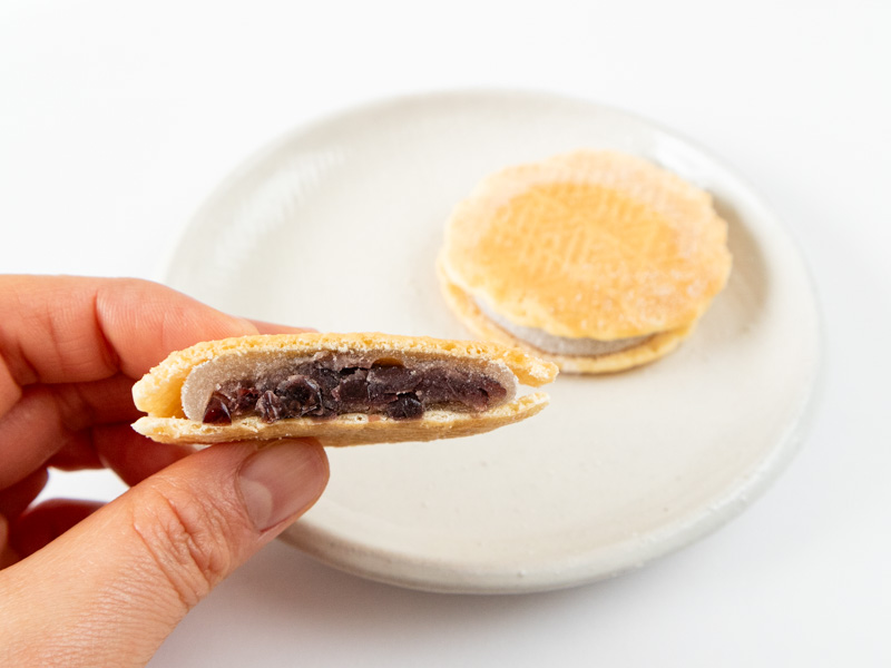 お菓子のうめだ わらび野 断面