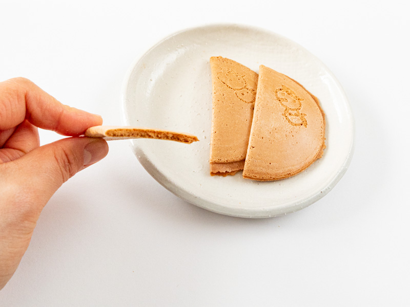 はちみつ煎餅の薄さ