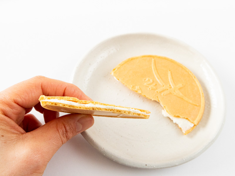 月さらさ チーズゴーフレットのクリーム