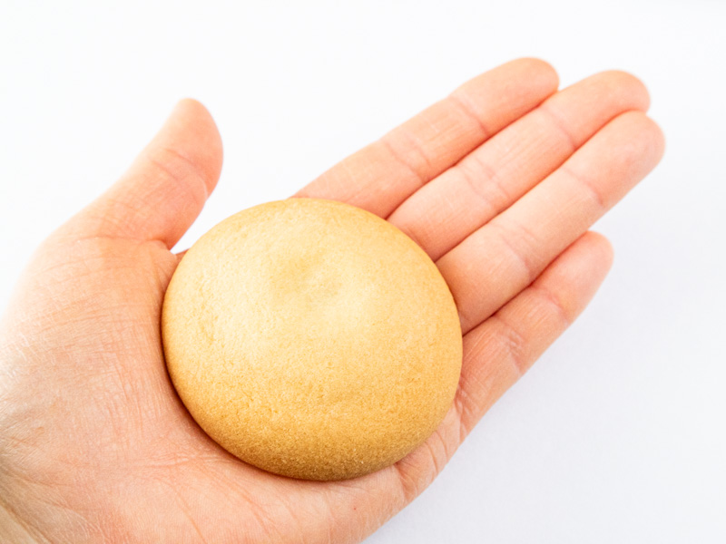 深川伊勢屋「深川ロマンきゃらめいる」大きさ