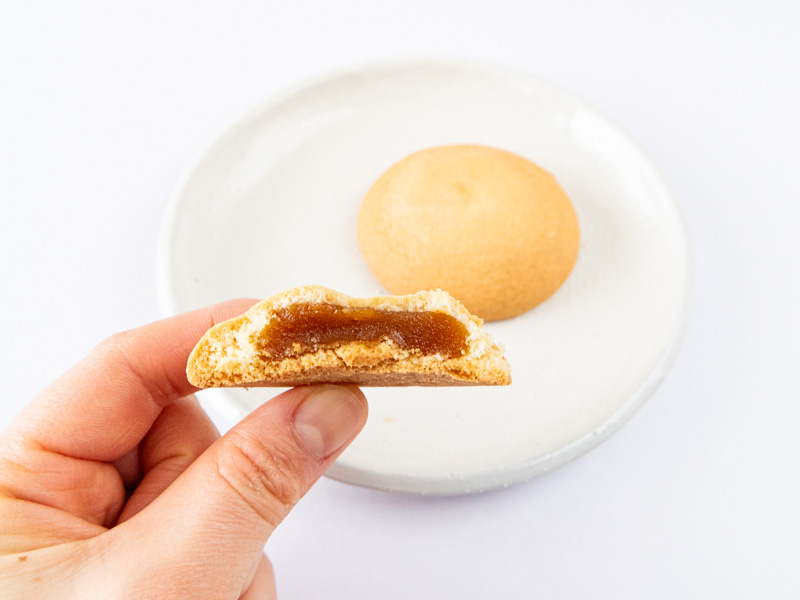 深川伊勢屋「深川ロマンきゃらめいる」断面