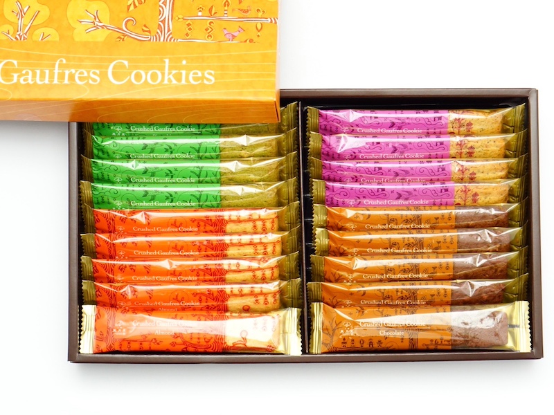 上野風月堂 ゴーフルクラッシュクッキー 中身(全体)