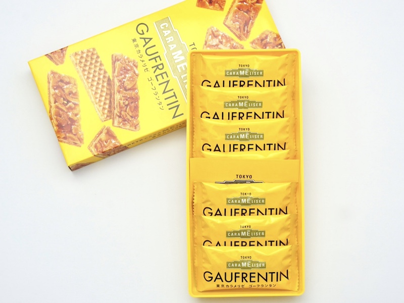 上野風月堂 東京カラメリゼ ゴーフランタン 中身(全体)