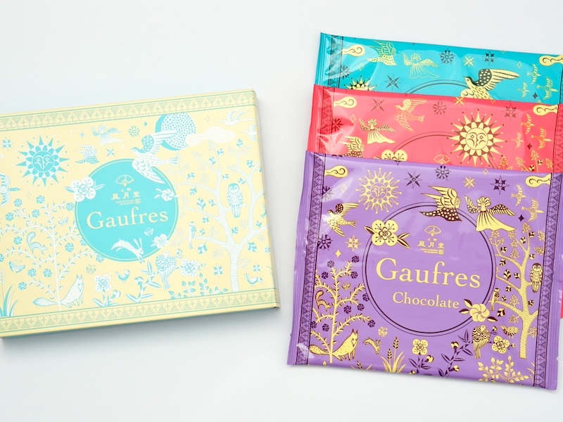 上野風月堂 ゴーフル 中身(全体)