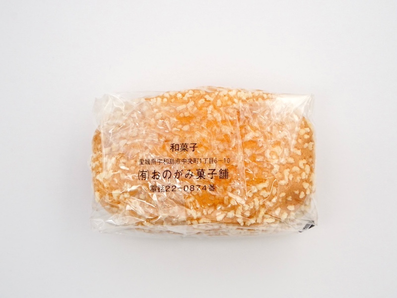 おのがみ菓子舗 大番 個包装の裏面