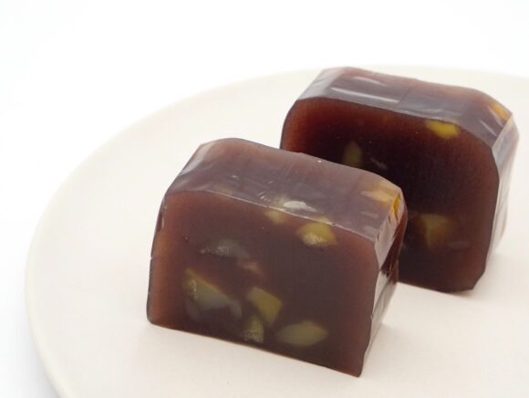 御菓子司 田ぐち 栗羊羹 中身(拡大)