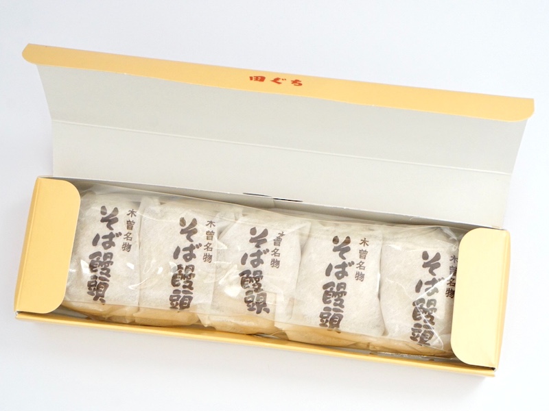 御菓子司 田ぐち そば饅頭 中身(全体)