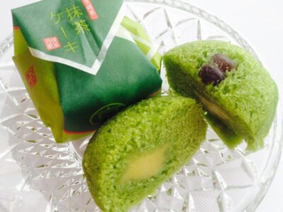 京嵯峨寶楽庵「抹茶ケーキ」