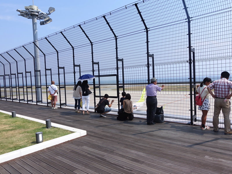 神戸空港の展望台