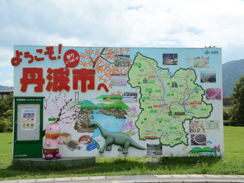 丹波市の地図
