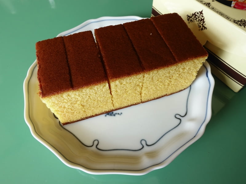 松翁軒カステラの中身