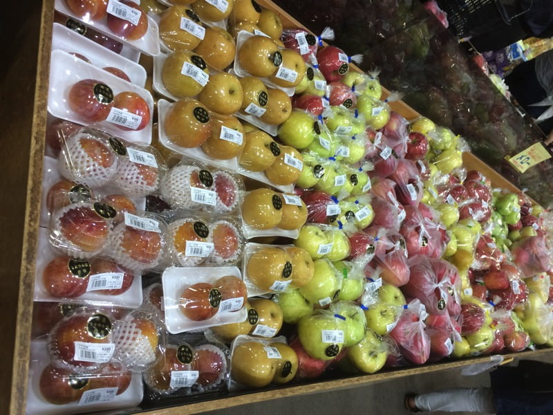 道の駅十文字直売所りんご