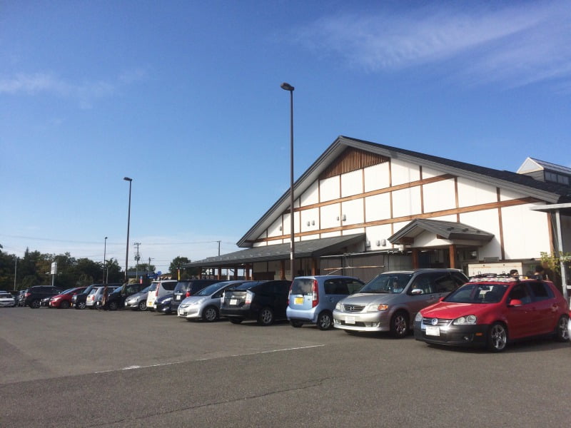 道の駅十文字駐車場
