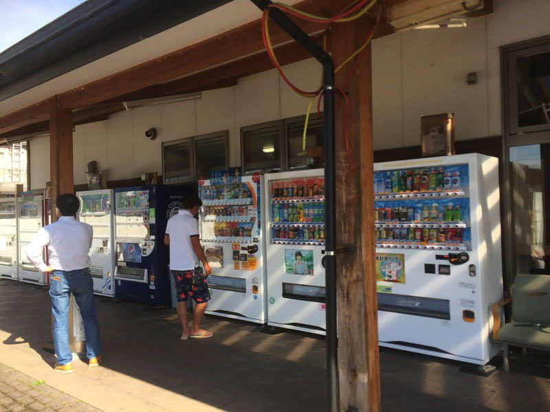 道の駅十文字自販機