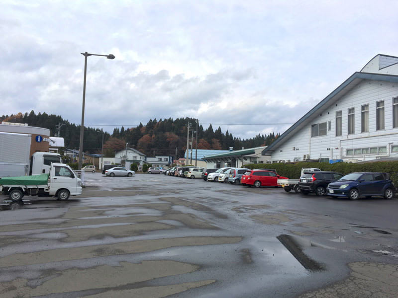 道の駅たかのす駐車場2