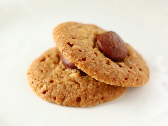 アーモンドクッキー拡大した写真