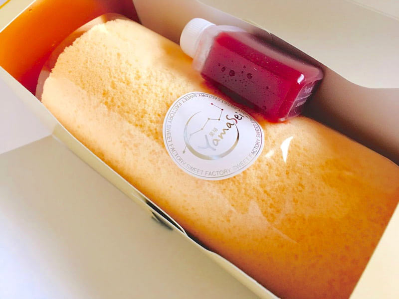 仙台いちごののの字ロール開封後