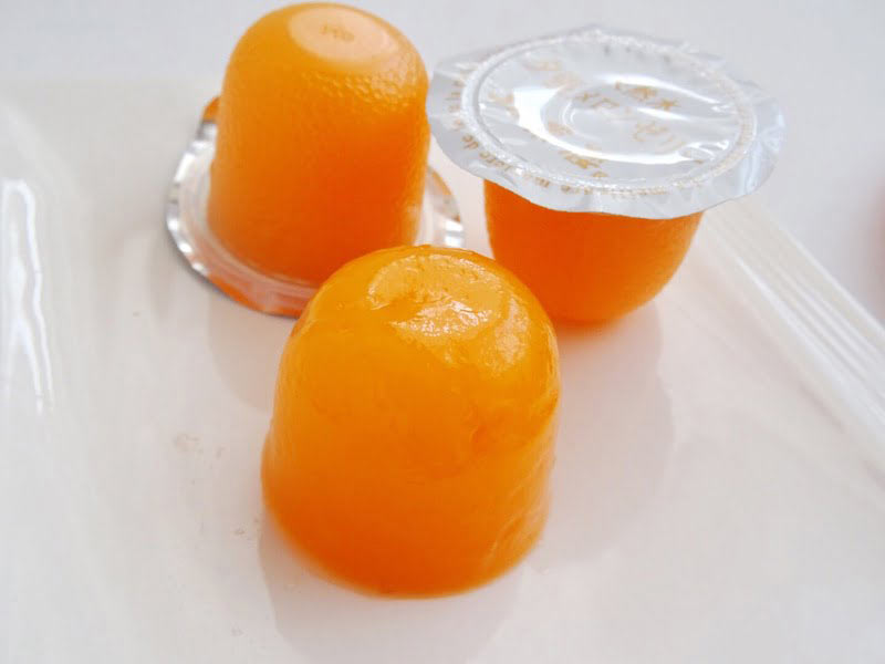 北菓楼 夕張メロンゼリーの中身(拡大)