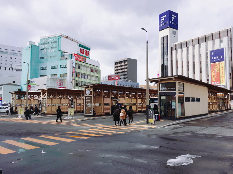 秋田駅バス乗り場