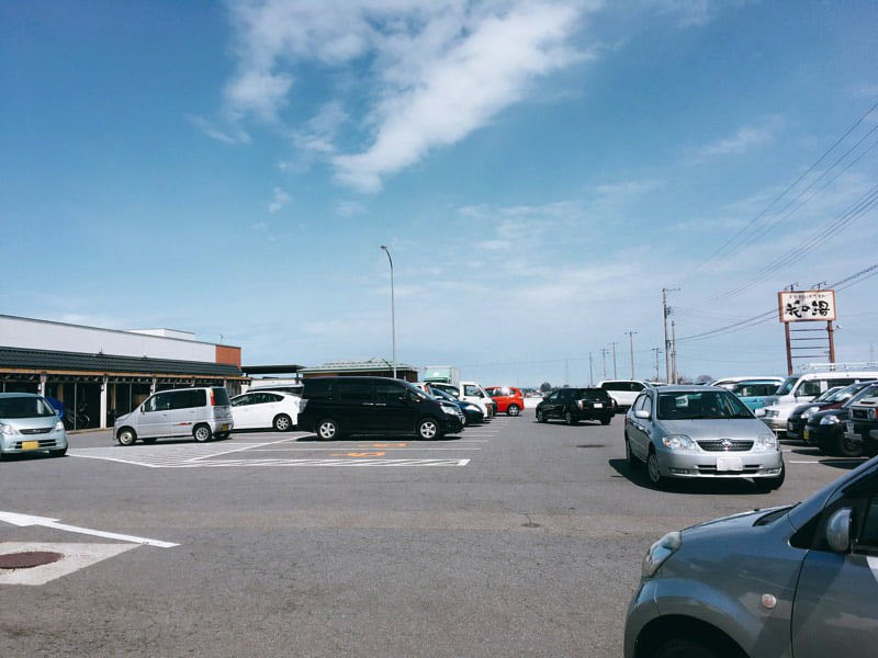 道の駅ひろさき駐車場