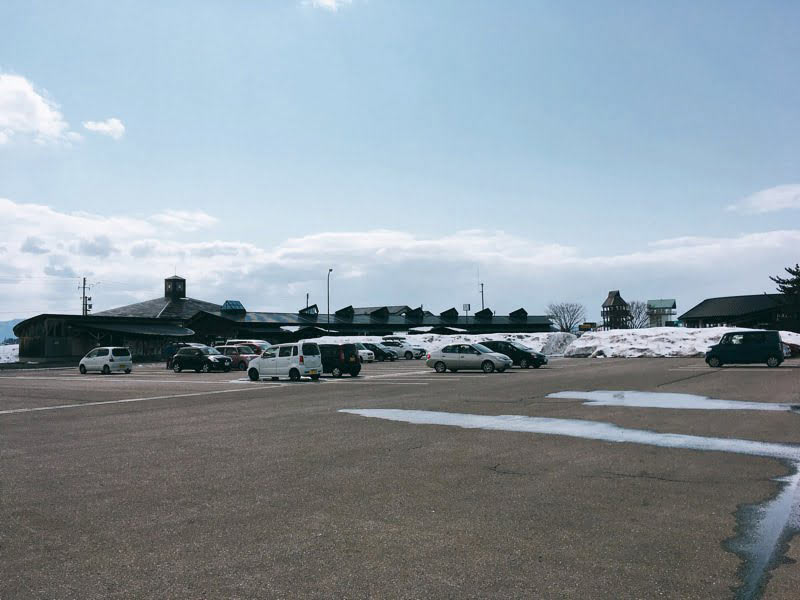 道の駅いなかだて駐車場