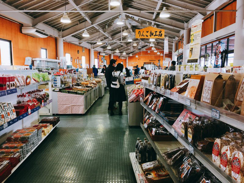 道の駅いなかだておみやげ