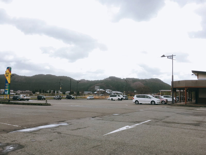 道の駅五城目駐車場