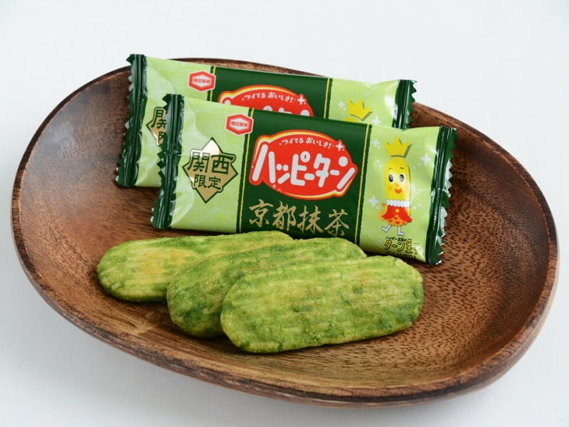 ハッピーターン京都抹茶 中身写真